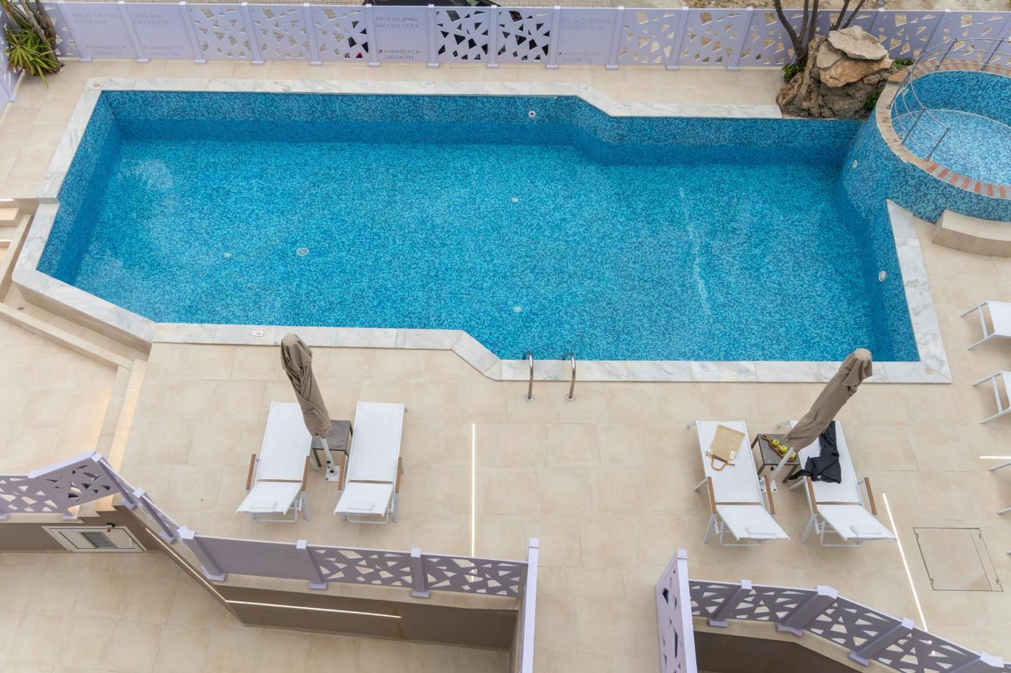 Anna Beach Suites Limenaria  Eksteriør billede